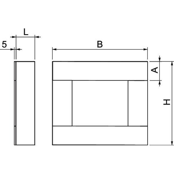 BSKP03-E0406 End piece for BSKP03-K0406 40x60 image 2