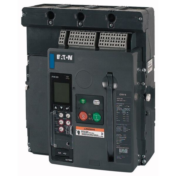 Circuit-breaker, 4 pole, 1600A, 50 kA, Selective operation, IEC, Fixed image 1