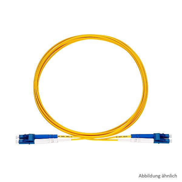 LC-D/LC-D Patchkabel, OS2, gelb, 5m  image 1