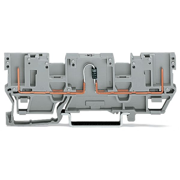 2-pin component carrier block with 2 jumper positions with diode 1N400 image 2