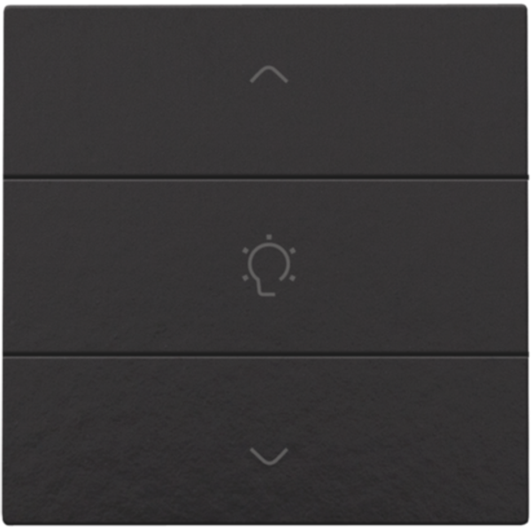 Single dimming control for Niko Home Control, piano black coated image 1