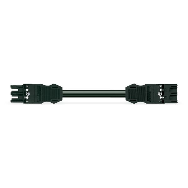 pre-assembled interconnecting cable;Eca;Socket/plug;black image 7