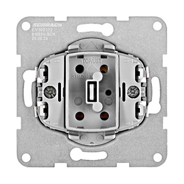 One-gang push button insert, 1 C/O, screw clamps image 1