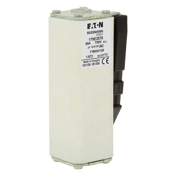 FUSE 80A 750V 1*BKN/130 GR DC image 16