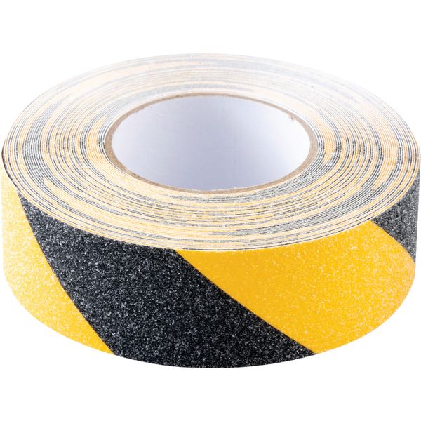 Anti-slip tape 50x18m YELLOW/BLACK 220/34 GEKO image 1