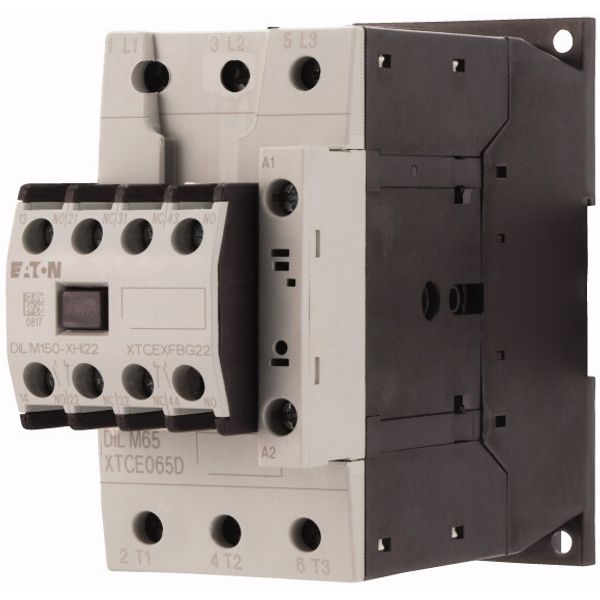 Contactor, 380 V 400 V 30 kW, 2 N/O, 2 NC, 230 V 50 Hz, 240 V 60 Hz, AC operation, Screw terminals image 3