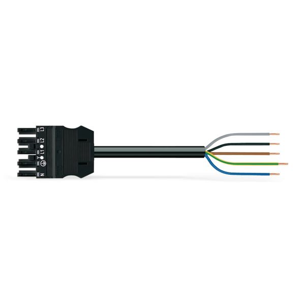 pre-assembled interconnecting cable B2ca Socket/plug black image 2