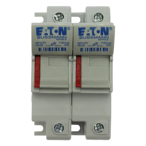 Fuse-holder, high speed, PV, 32 A, DC 1500 V, 14 x 51 mm, 2P, IEC, UL image 23