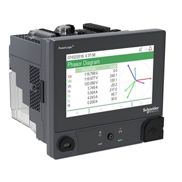 PowerLogic™ ION9000 meter, DIN mount, 192 mm display, B2B adapter, HW kit image 4