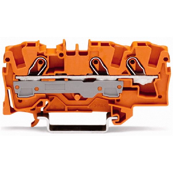 3-conductor through terminal block 6 mm² suitable for Ex e II applicat image 2