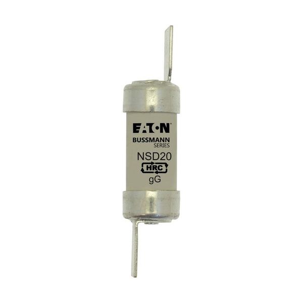 Fuse-link, LV, 20 A, AC 550 V, BS88/F1, 14 x 59 mm, gL/gG, BS image 8