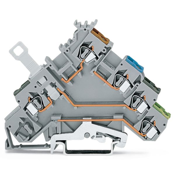 4-conductor sensor terminal block with colored conductor entries 2.5 m image 2