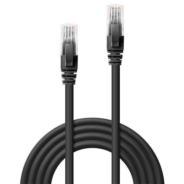 3m Cat.6 U/UTP Network Cable, Black RJ45, M/M, 250MHz, Copper image 2