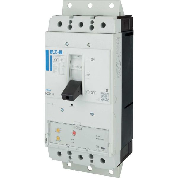 NZM3 PXR20 circuit breaker, 450A, 3p, plug-in technology image 13