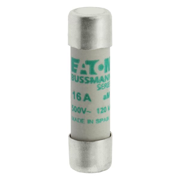 Fuse-link, LV, 16 A, AC 500 V, 10 x 38 mm, aM, IEC image 6