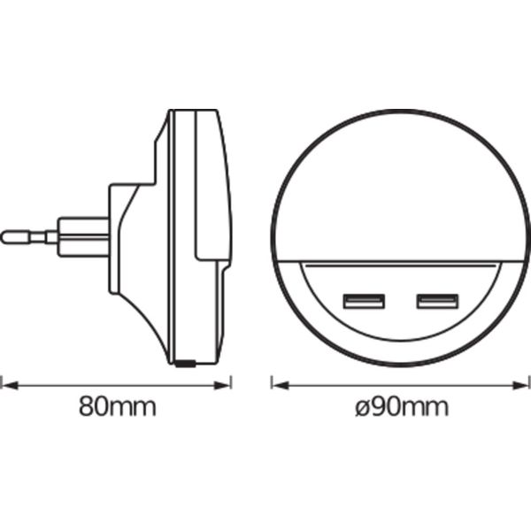 LUNETTA® USB White image 3