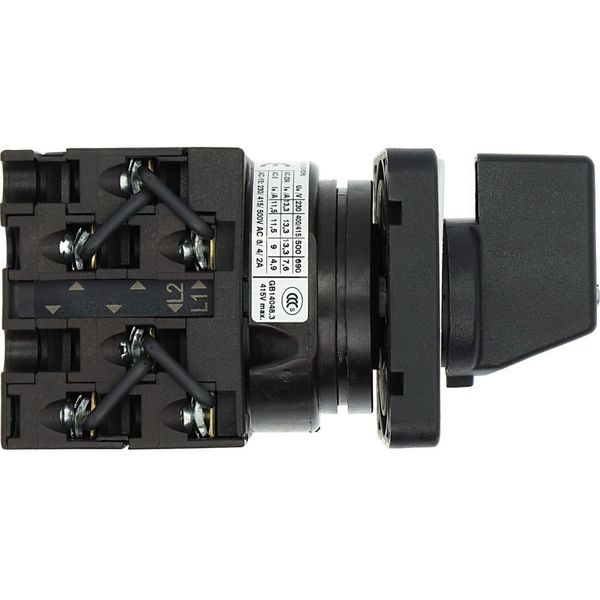 Step switches, T0, 20 A, flush mounting, 3 contact unit(s), Contacts: 6, 45 °, maintained, With 0 (Off) position, 0-3, Design number 15030 image 10