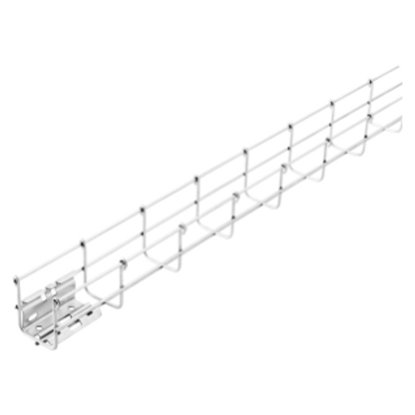 GALVANIZED WIRE MESH CABLE TRAY BFR60 - PRE-MOUNTED COUPLERS - LENGTH 3 METERS - WIDTH 50MM - FINISHING: GAC image 1