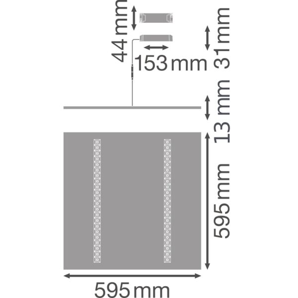 PANEL IndiviLED® EMERGENCY 600 33 W 4000K image 15