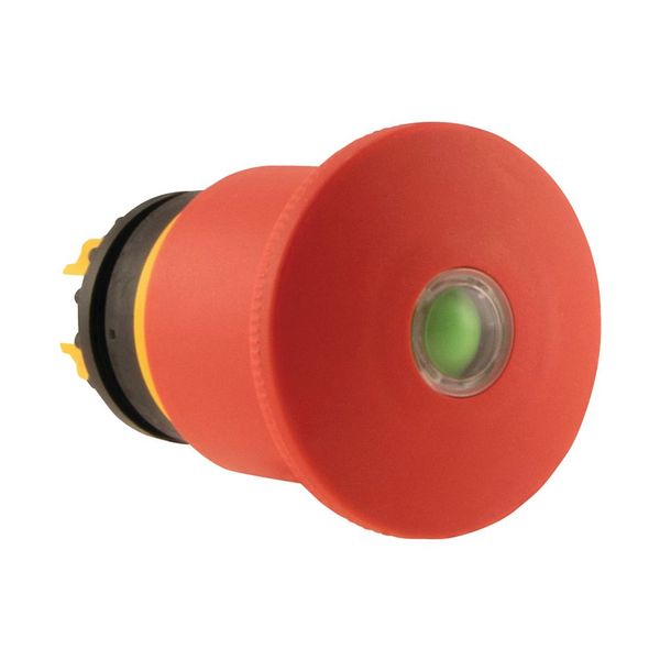 Emergency stop/emergency switching off pushbutton, RMQ-Titan, Palm-tree shape, 45 mm, Non-illuminated, Pull-to-release function, Red, yellow, with mec image 13