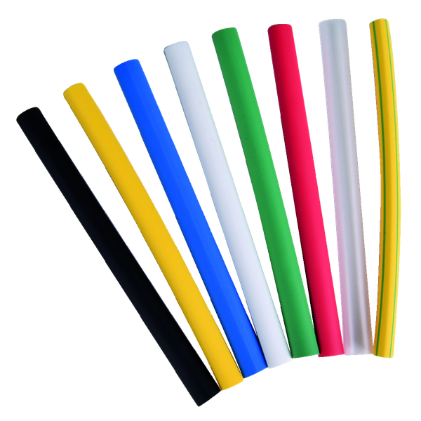 Heat shrink tubing 2:1 yellow 9.5-4.8; 50m image 2