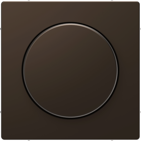 Central plate with rotary knob, mocca metallic, System Design image 4