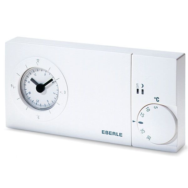 Uhrenthermostat, Wochenprogramm, 5-30C, mit TA Ausgang, AC 230V, 1Wechsler, potential frei, 16 A image 1