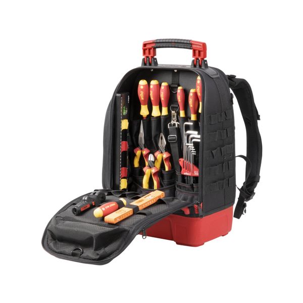 WIHA tool backpack for electricians, 27 pcs. image 1