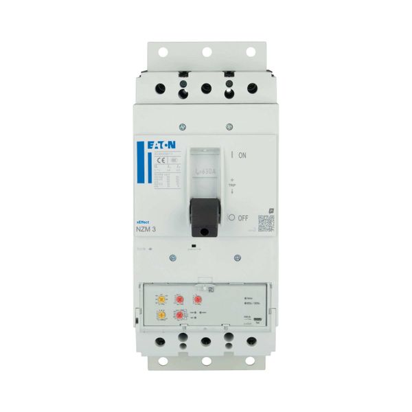 NZM3 PXR20 circuit breaker, 630A, 3p, plug-in technology image 7