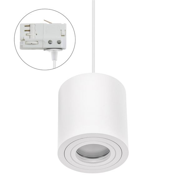 CHLOE GU10 SURFACE MOUNTED GU10 250V IP65 90x97mm WHITEround fixed TRACK image 2