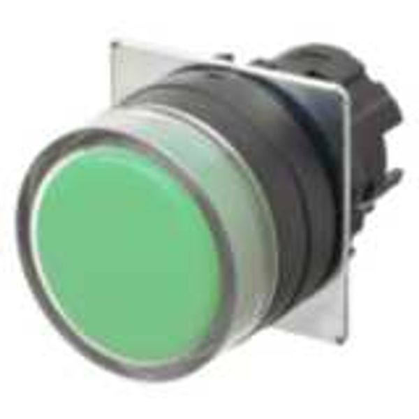 Pushbutton A22NZ 22 dia., bezel plastic, full guard, momentary, cap co A2270038M image 3