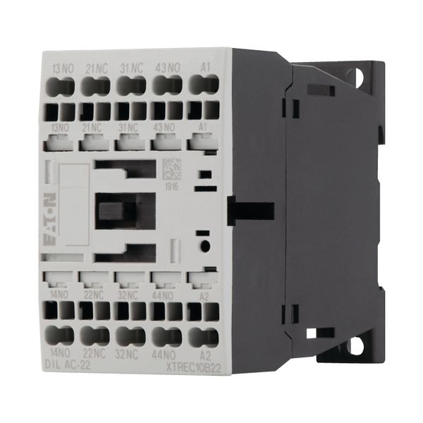 Contactor relay, 230 V 50 Hz, 240 V 60 Hz, 2 N/O, 2 NC, Spring-loaded terminals, AC operation image 5