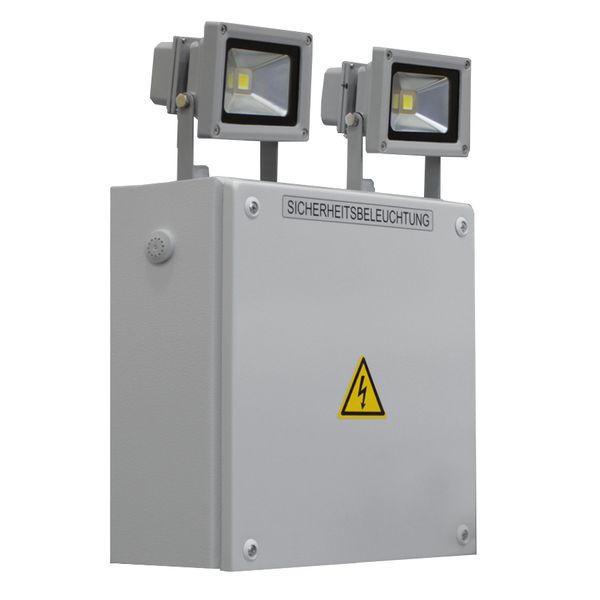 Emergency floodlight SKS 2x10W LED 3h 230V AC image 1