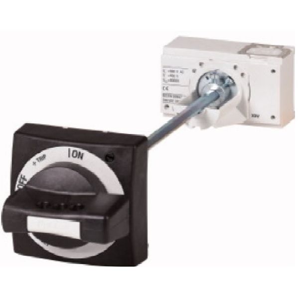 Main switch set with door interlock, black/grey, MC2 image 1