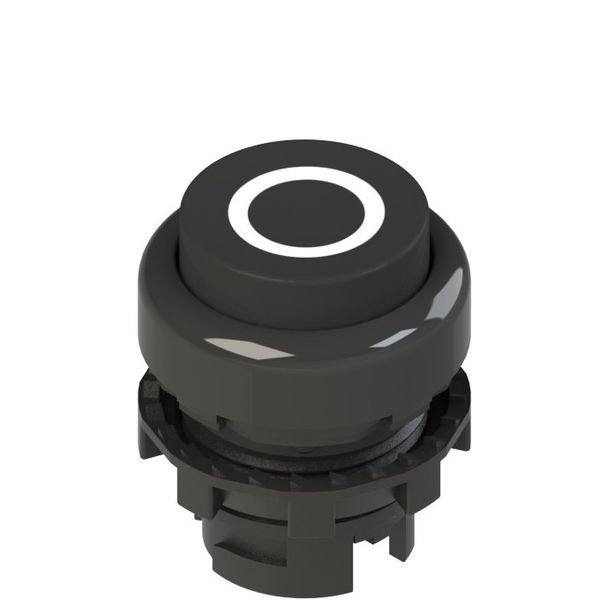 Black protruding impulse button with gear E2 1PU2S121L1 image 1