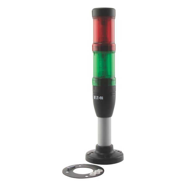 Complete device,red-green, LED,24 V,including base 100mm image 3