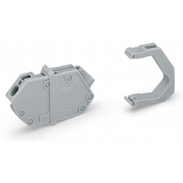 826-161 Feedthrough terminal block; Conductor/conductor connection; Plate thickness: 1 … 4 mm image 2