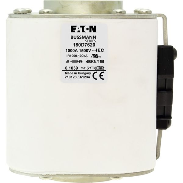 180D7620 FUSE 1000A 1500VDC IEC aR 4BKN/152 image 1