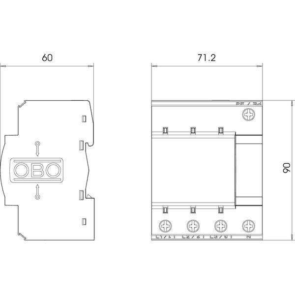 MB 50-3+NPE Multibase MB50 3-pole + NPE 3+NPE image 2