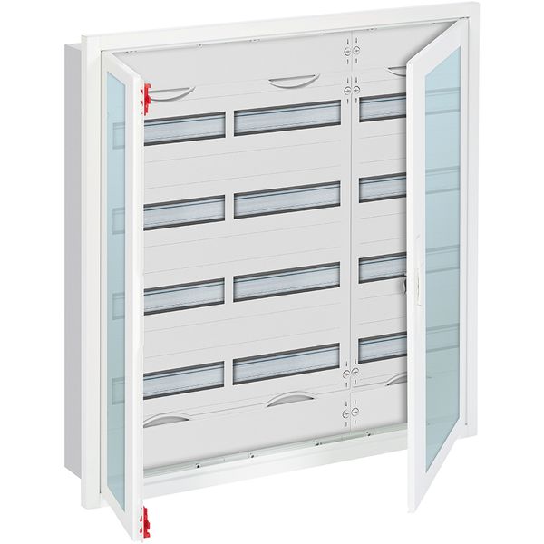 U53TR4 U Compact distribution board, Flush mounting, 144 SU, Isolated (Class II), IP31, Field Width: 3, Rows: 4, 834 mm x 810 mm x 120 mm image 1