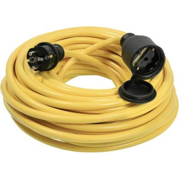 'Cable extension for construction site  20m AT-N07V3V3-F 3G1,5 yellow' image 1
