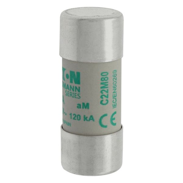 Fuse-link, LV, 80 A, AC 500 V, 22 x 58 mm, aM, IEC image 16