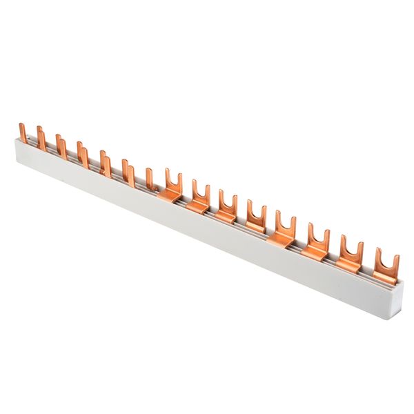 Busbar, 1xRCCB 4-pole, 1 MCB 3+N, 6 MCB 1+N/1 MW, 14MW image 7