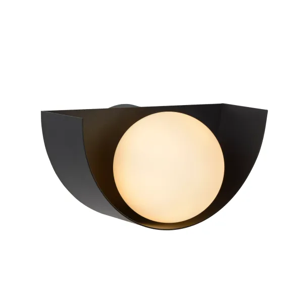 Lucide BENNI - Wall light - 1xG9 - Black image 1