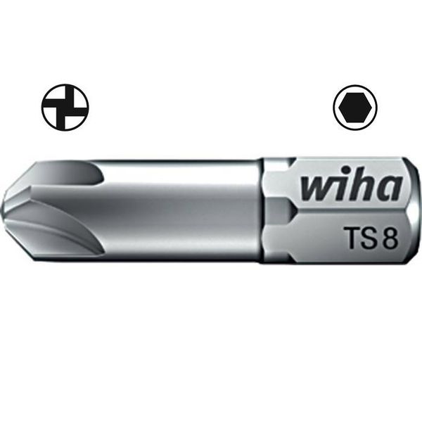 Bit 7019 TS ZOT 8x25 TORQ-SET 19-E-4 Wiha image 1