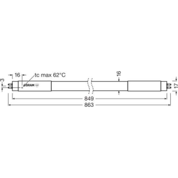 SubstiTUBE TUBE T5 HF 10 W/4000 K 849 mm image 8