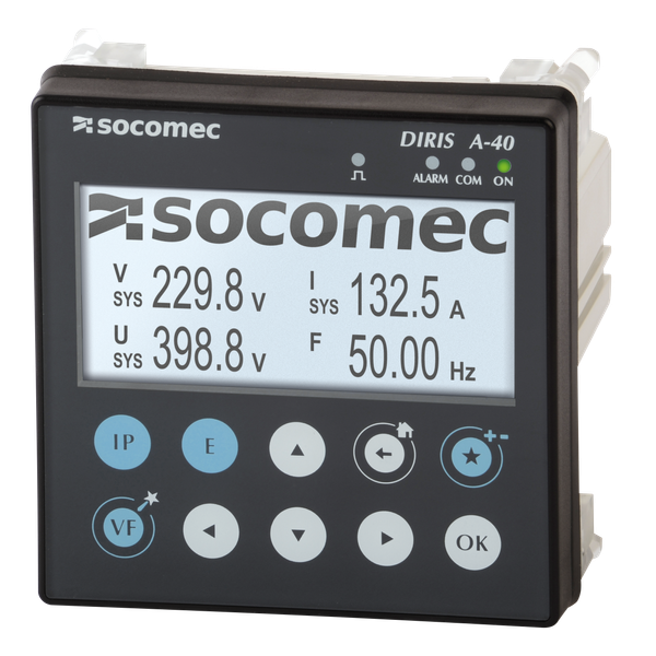 Multifunction meter DIRIS A-40 ethernet com. + RS485 MODBUS gateway I/ image 2