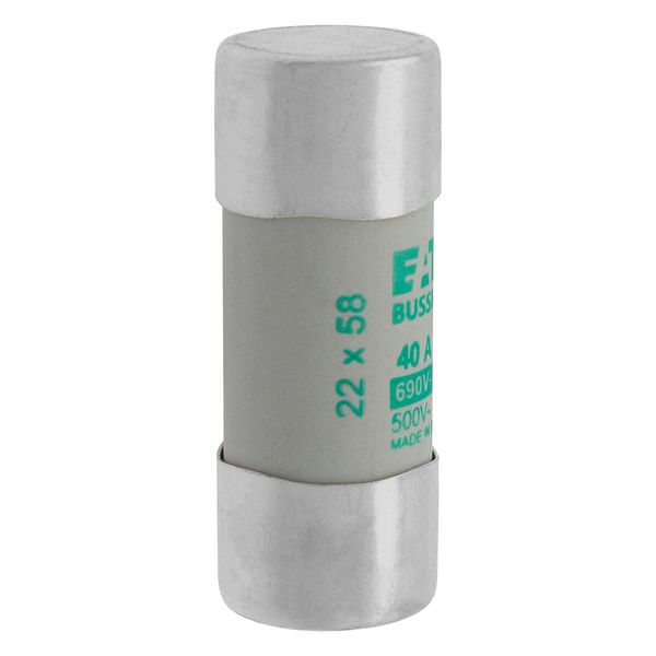 Fuse-link, LV, 40 A, AC 690 V, 22 x 58 mm, aM, IEC image 11