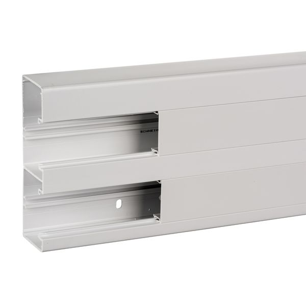 OptiLine 45 - installation trunking - 165x55 mm - PVC - polar white - 2000 mm image 2