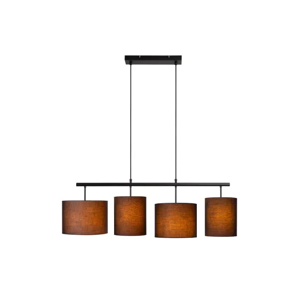 MAYA Pendant light-Black-4xE27-40W-Cotton image 1